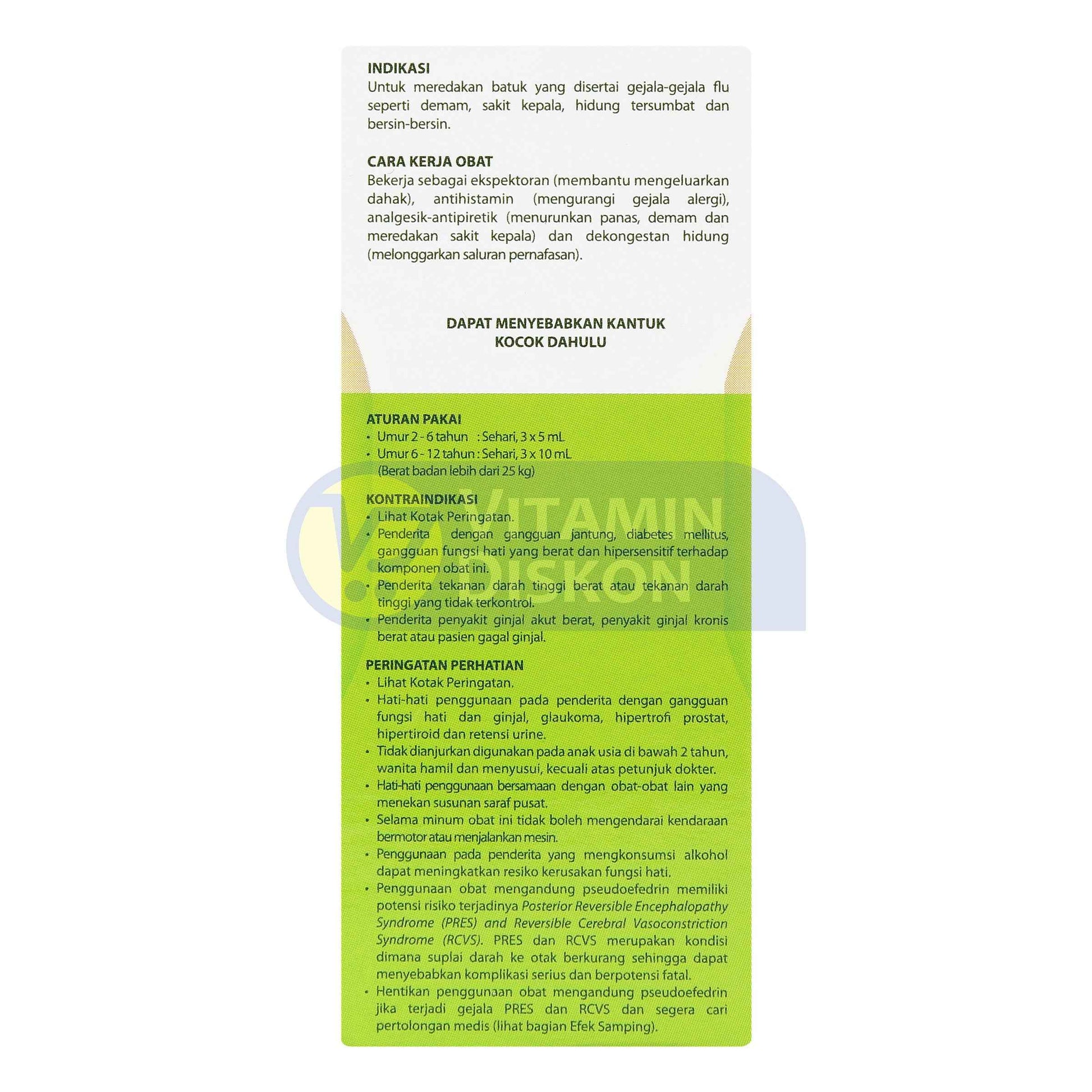 OBH COMBI ANAK BATUK FLU STRAWBERRY 60 ML