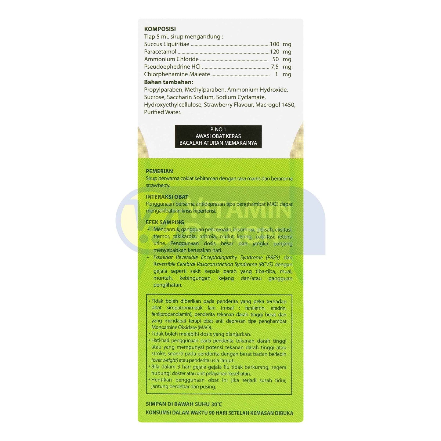 OBH COMBI ANAK BATUK FLU STRAWBERRY 60 ML