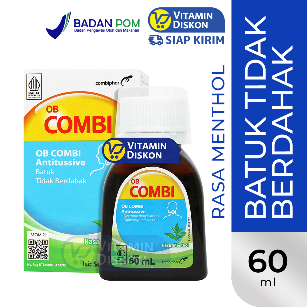 OBH COMBI ANTITUSSIVE BATUK TIDAK BERDAHAK 60 ML