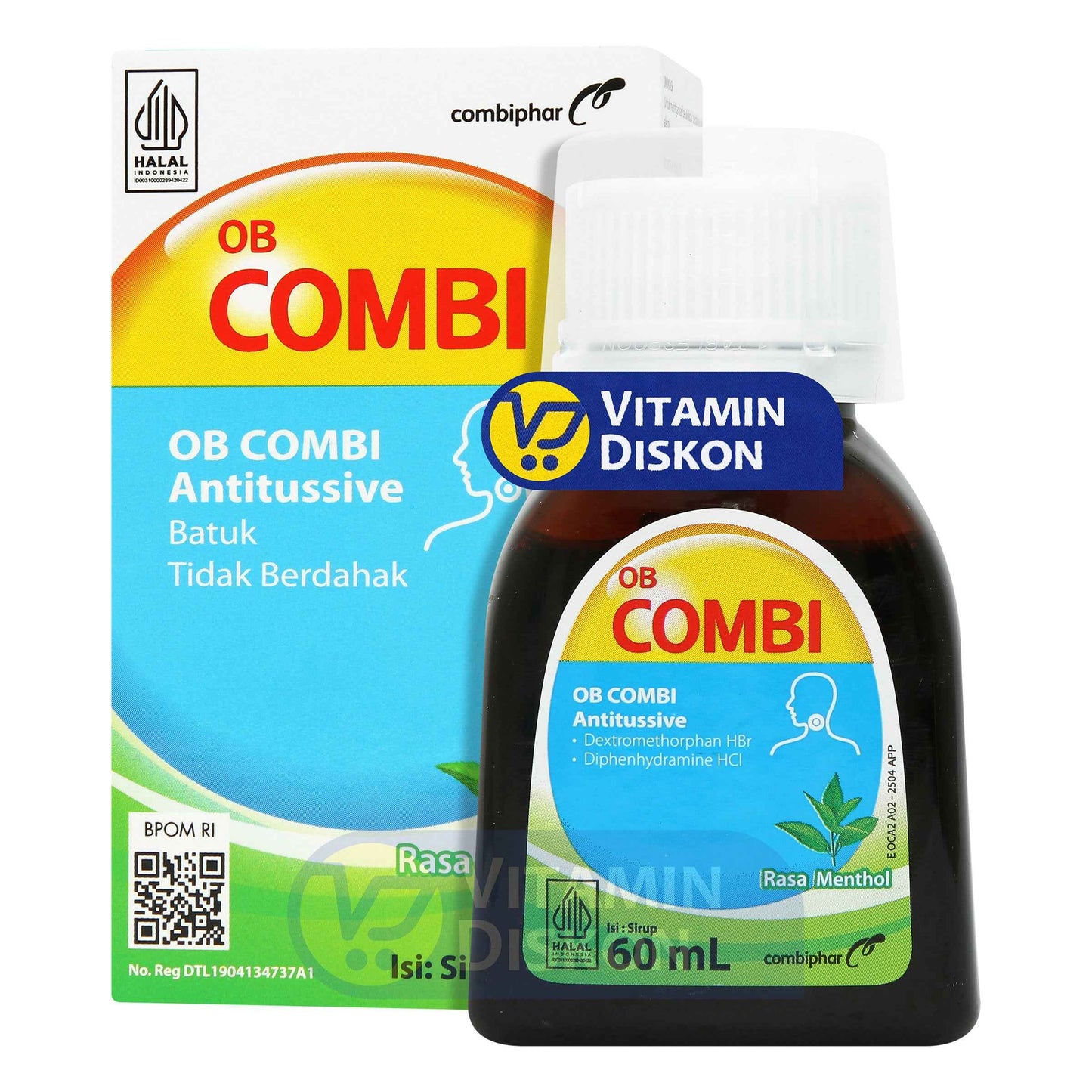 OBH COMBI ANTITUSSIVE BATUK TIDAK BERDAHAK 60 ML
