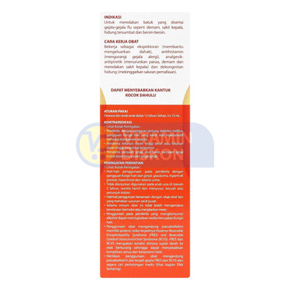 OBH COMBI BATUK FLU MADU 100 ML