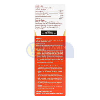 OBH COMBI BATUK FLU MADU 100 ML