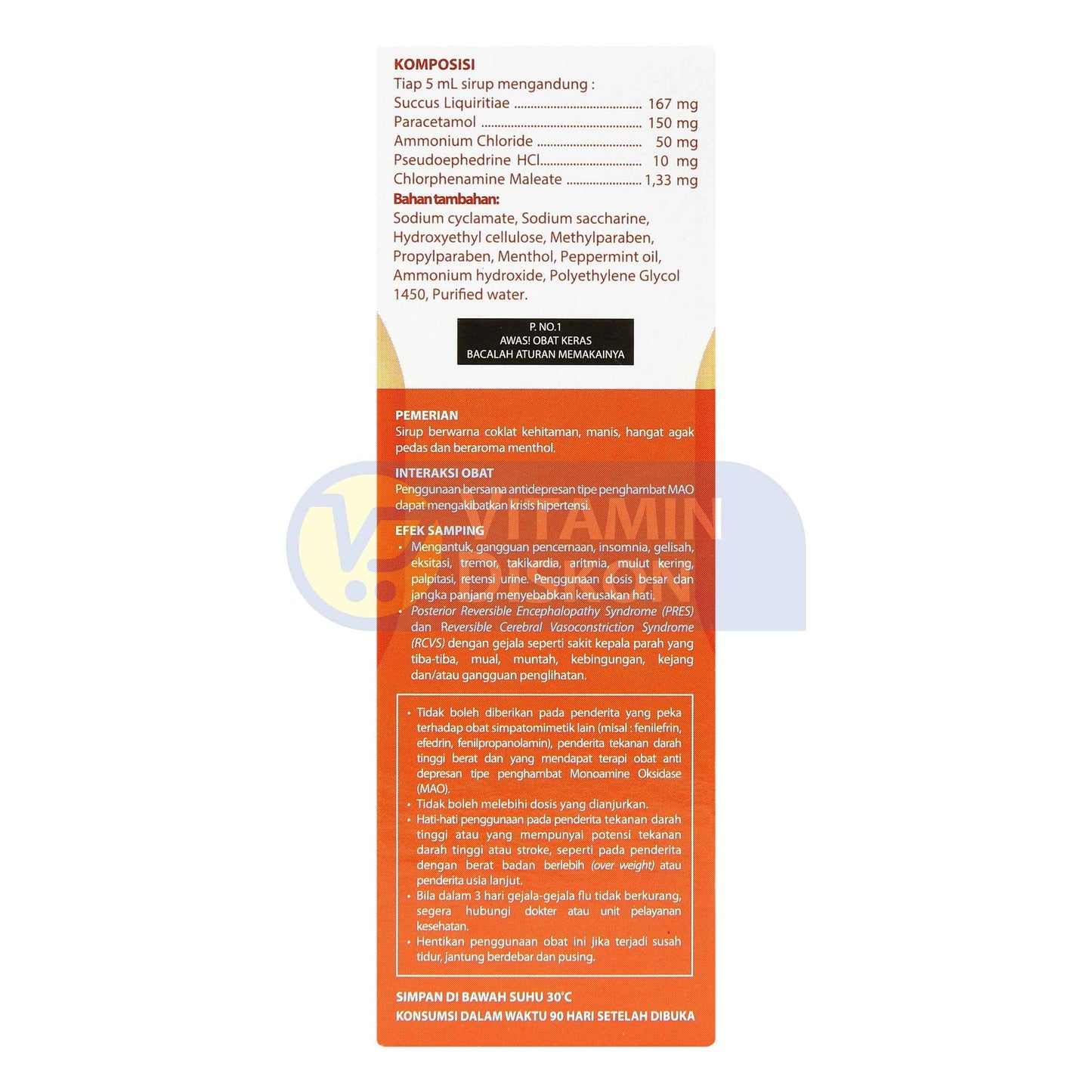 OBH COMBI BATUK FLU MENTHOL 100 ML