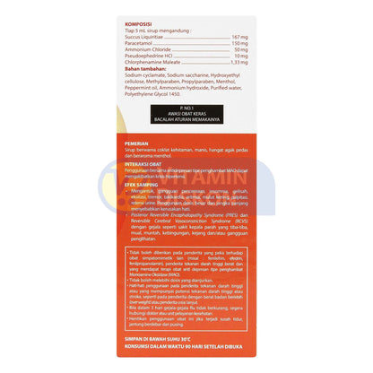 OBH COMBI BATUK FLU MENTHOL 60 ML