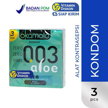 OKAMOTO KONDOM ALOE 003 3'S