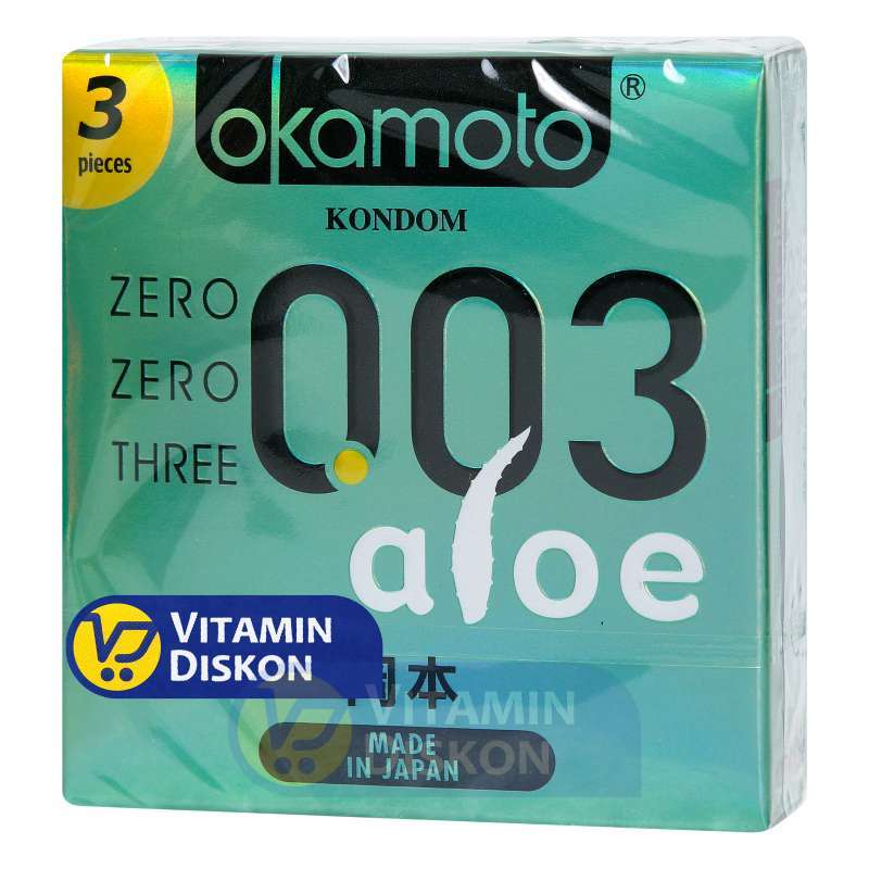 OKAMOTO KONDOM ALOE 003 3'S