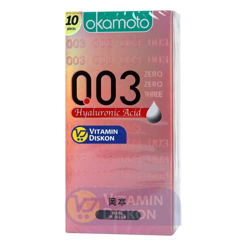 OKAMOTO KONDOM HYALURONIC ACID 003 10'S