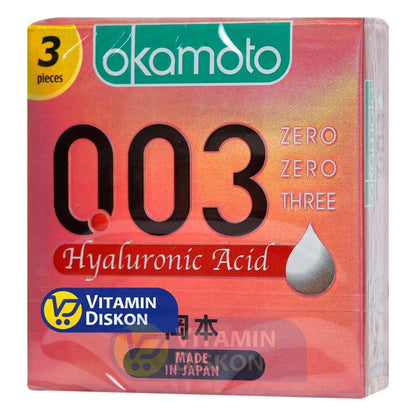 OKAMOTO KONDOM HYALURONIC ACID 003 3'S