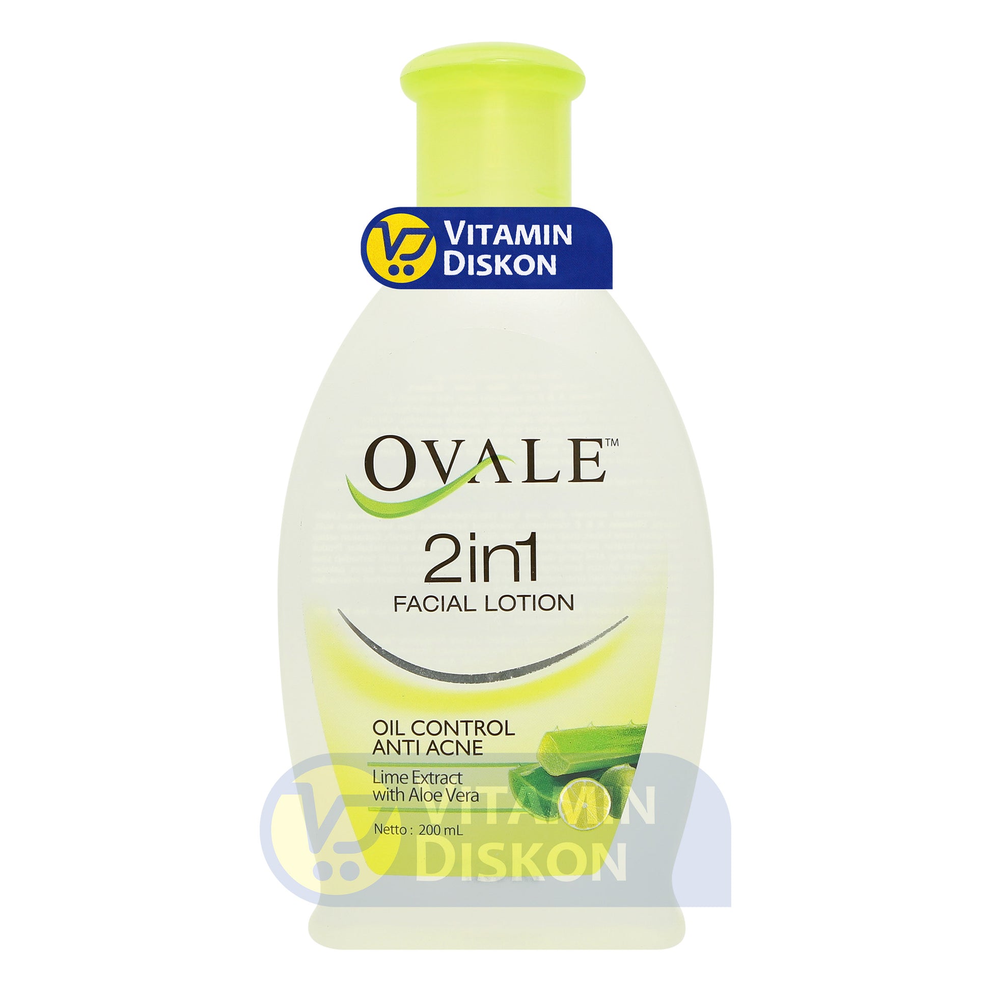 OVALE 2 IN 1 FACIAL LOTION OIL CONTROL ANTI ACNE 200ML