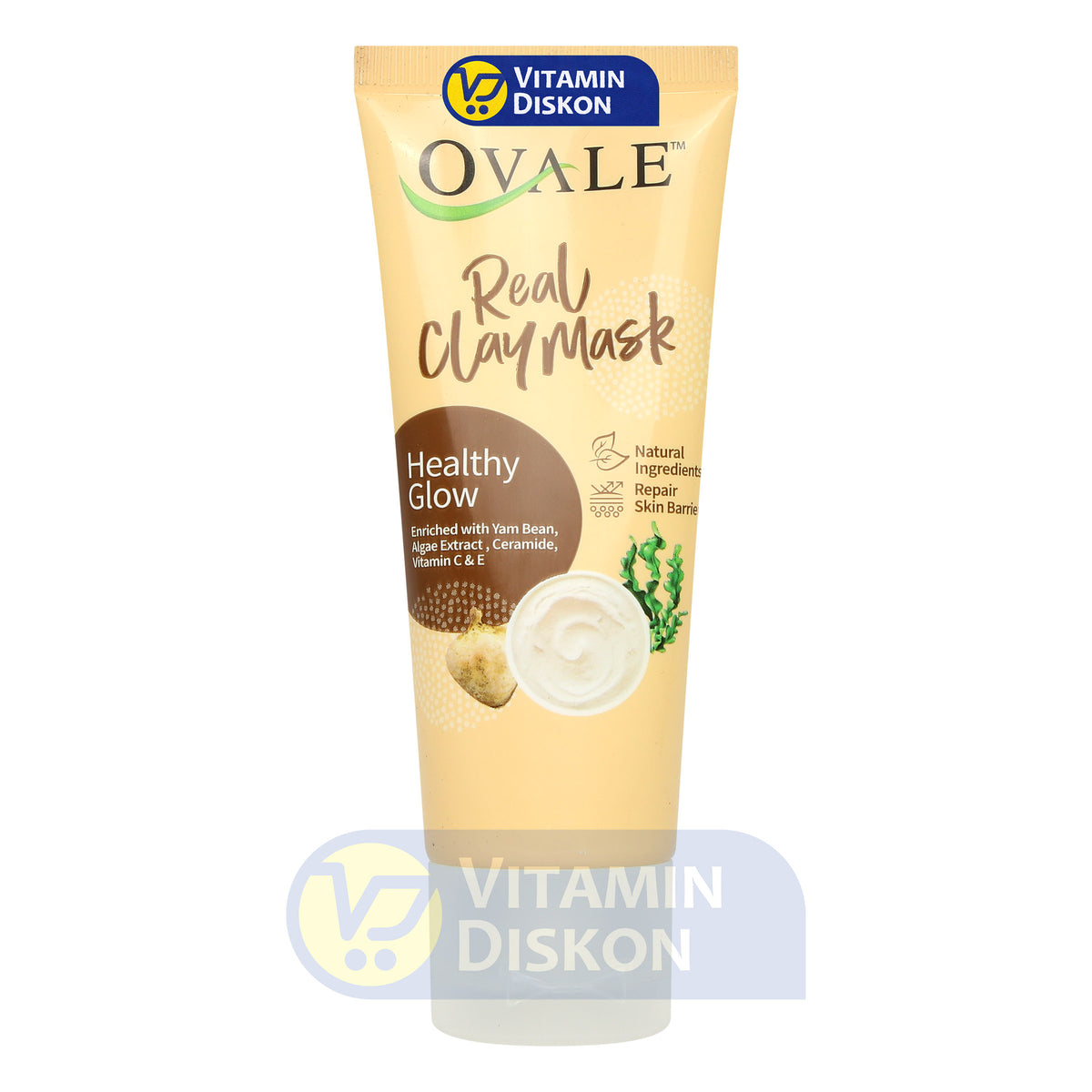 OVALE REAL CLAY MASK HEALTHY GLOW 75GR