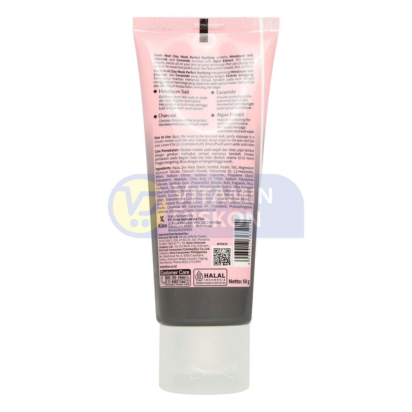 OVALE REAL CLAY MASK PERFECT PURIYING 50GR