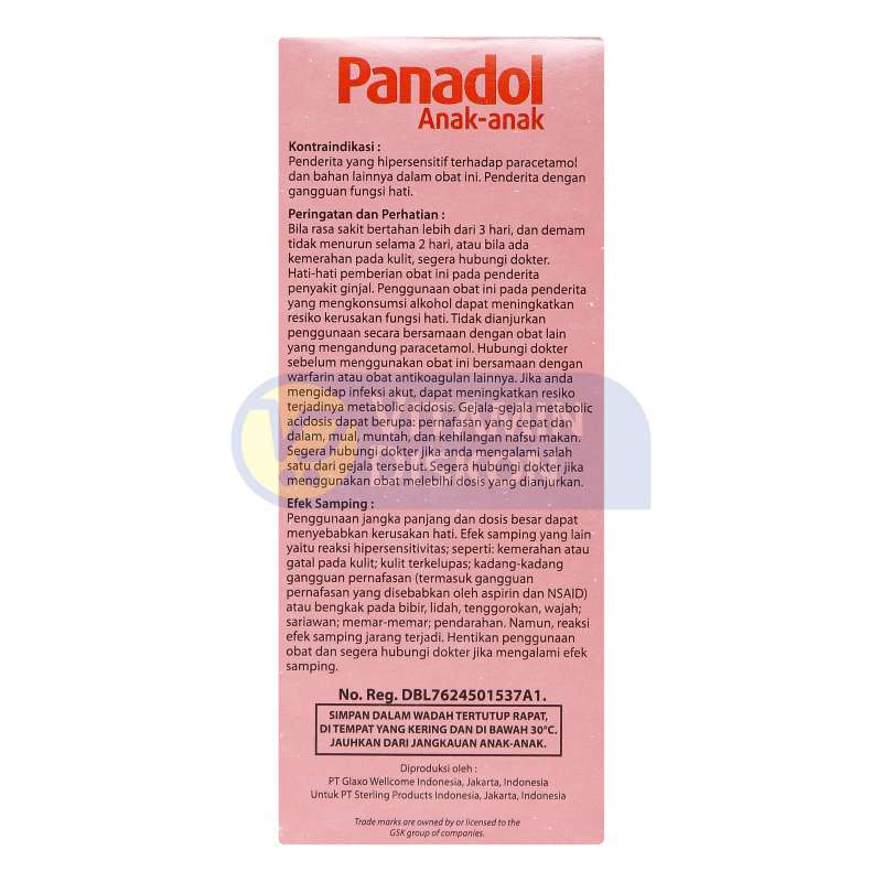 PANADOL KIDS SYRUP 60 ML