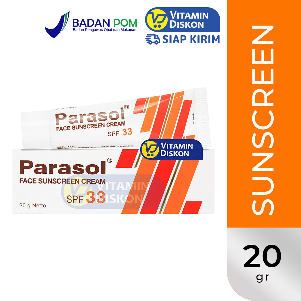 PARASOL FACE SUNSCREEN CREAM SPF 33 20 G
