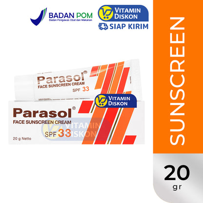 PARASOL FACE SUNSCREEN CREAM SPF 33 20 G