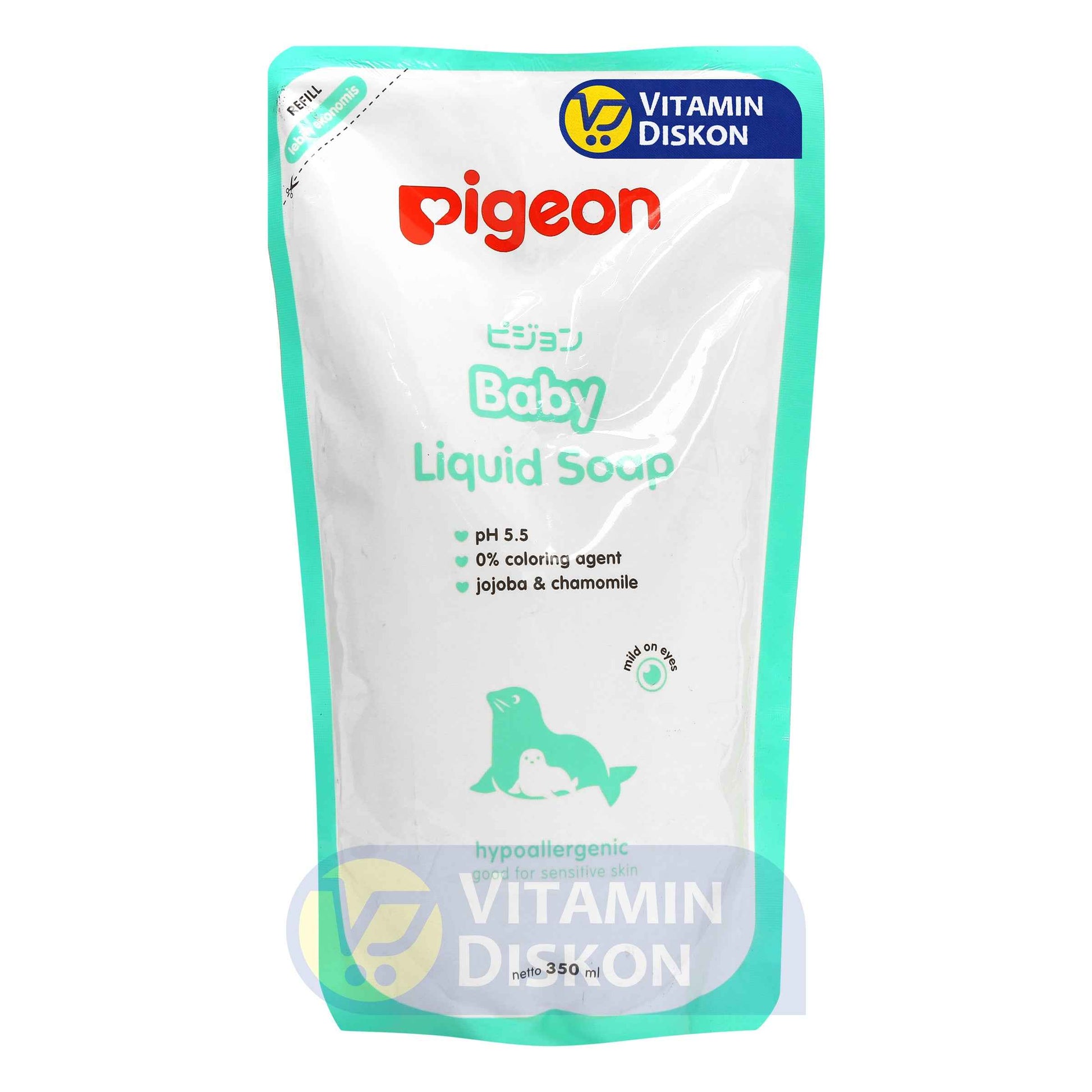 PIGEON BABY LIQUID SOAP CHAMOMILE REFILL - 350ML