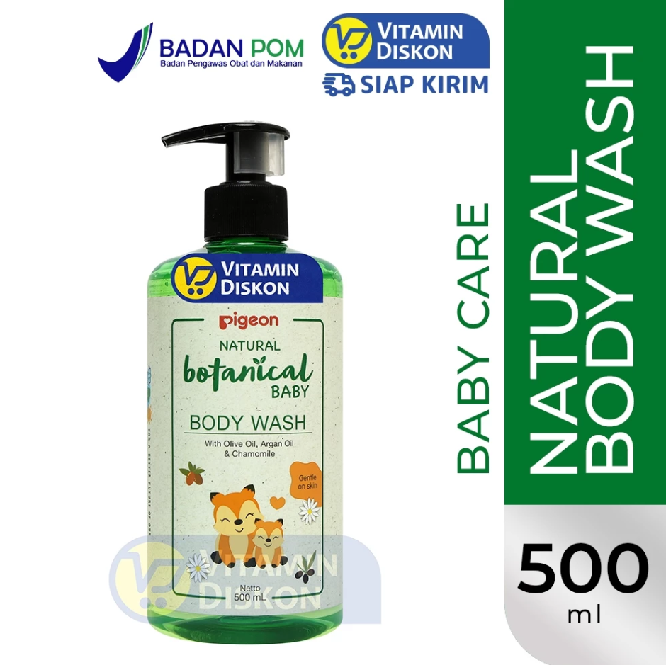 PIGEON BOTANICAL BABY BODY WASH - 500ML