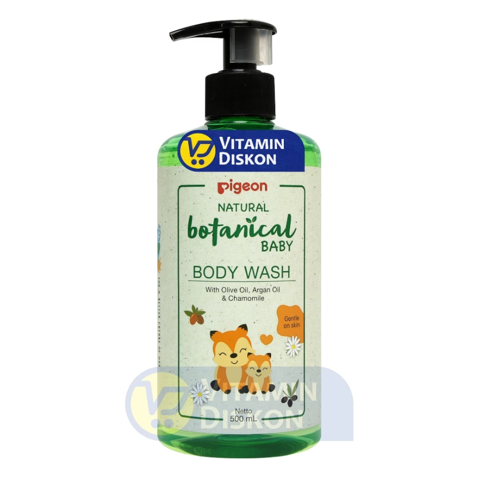 PIGEON BOTANICAL BABY BODY WASH - 500ML