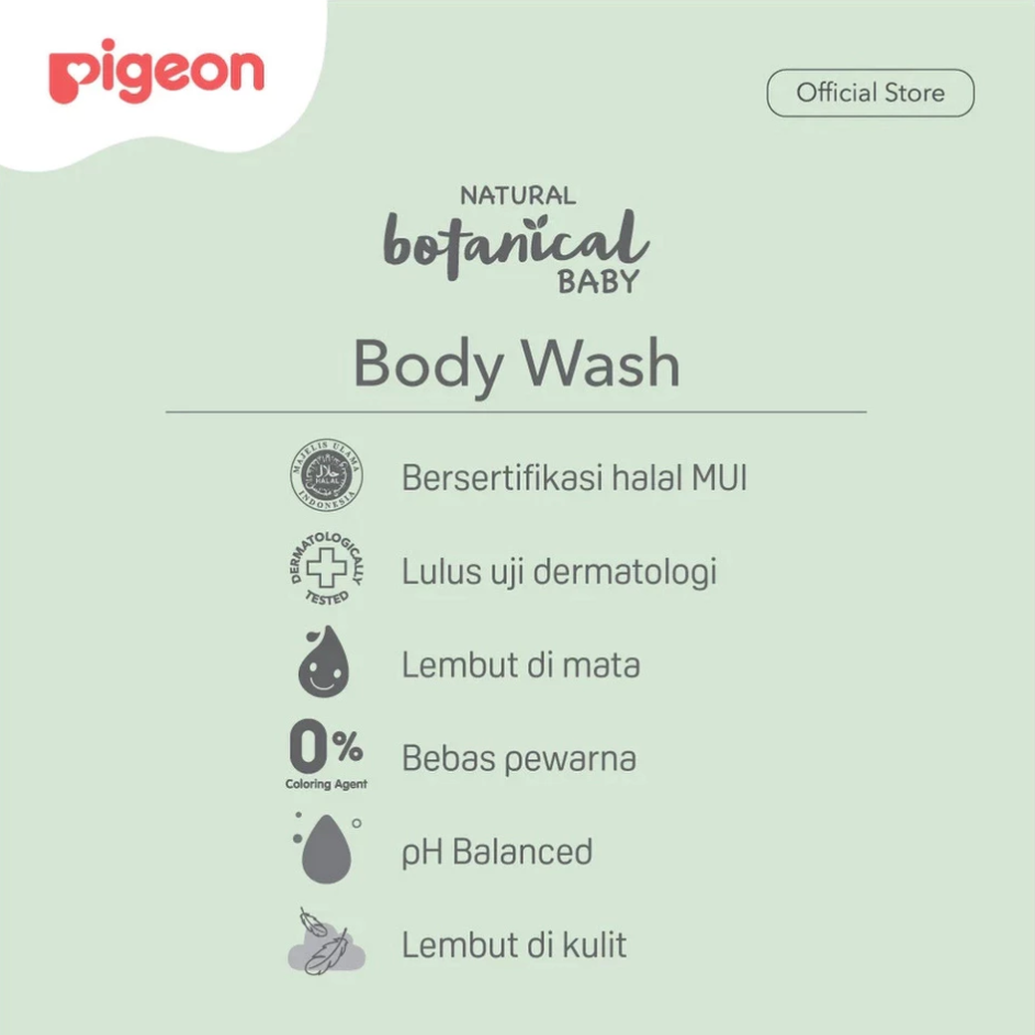 PIGEON BOTANICAL BABY BODY WASH - 500ML