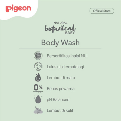 PIGEON BOTANICAL BABY BODY WASH - 500ML