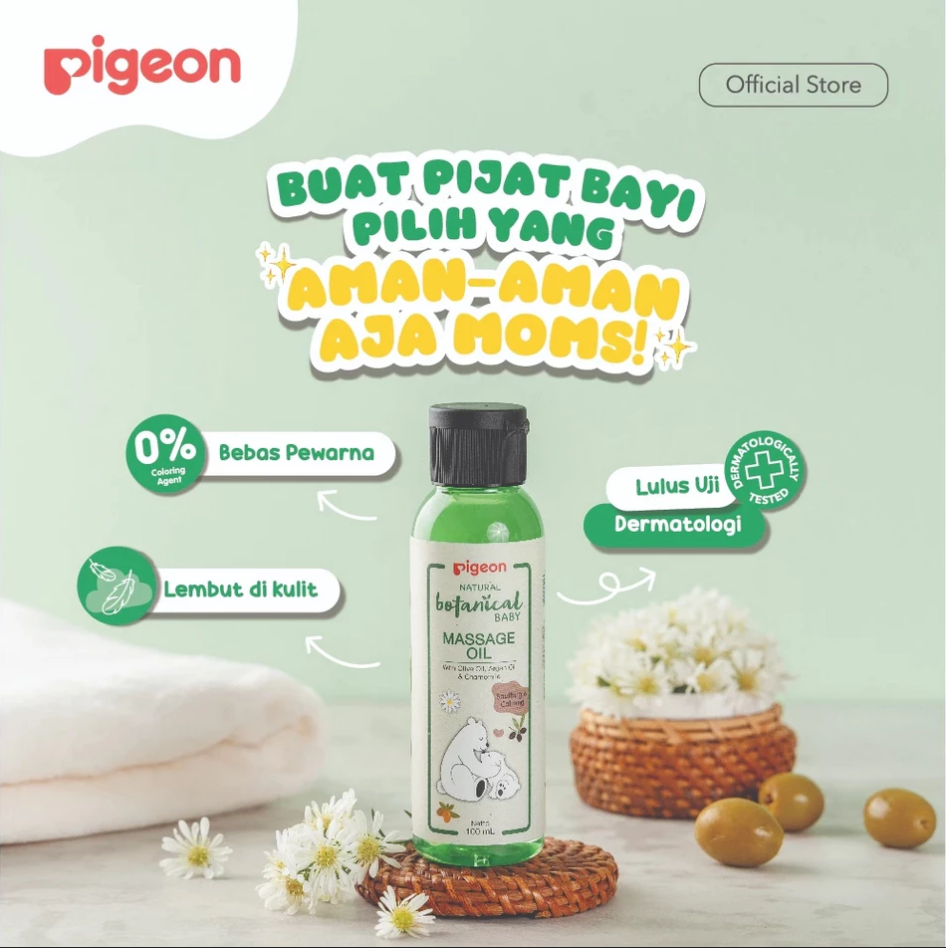 PIGEON BOTANICAL BABY MASSAGE OIL - 100ML