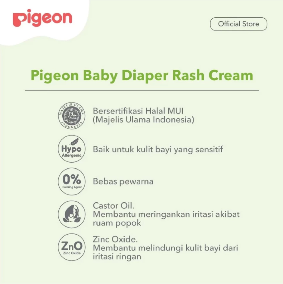 PIGEON BABY DIAPER RASH CREAM 60GR