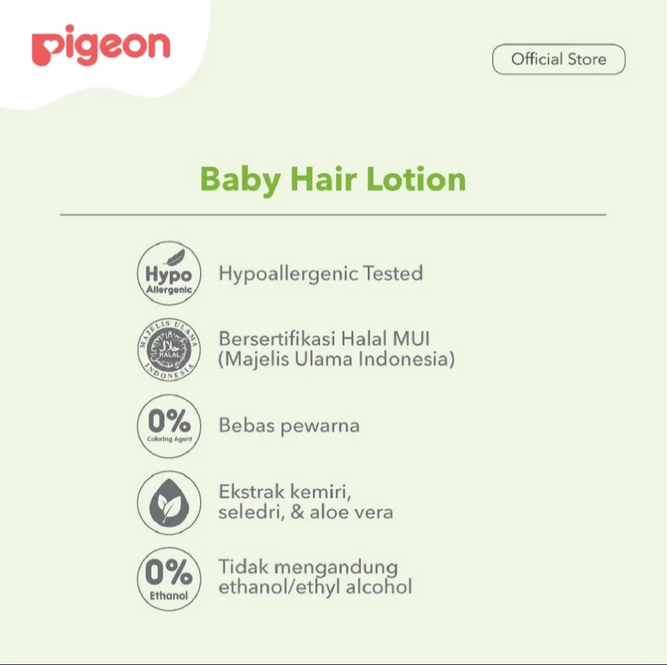 PIGEON BABY HAIR LOTION 100ML