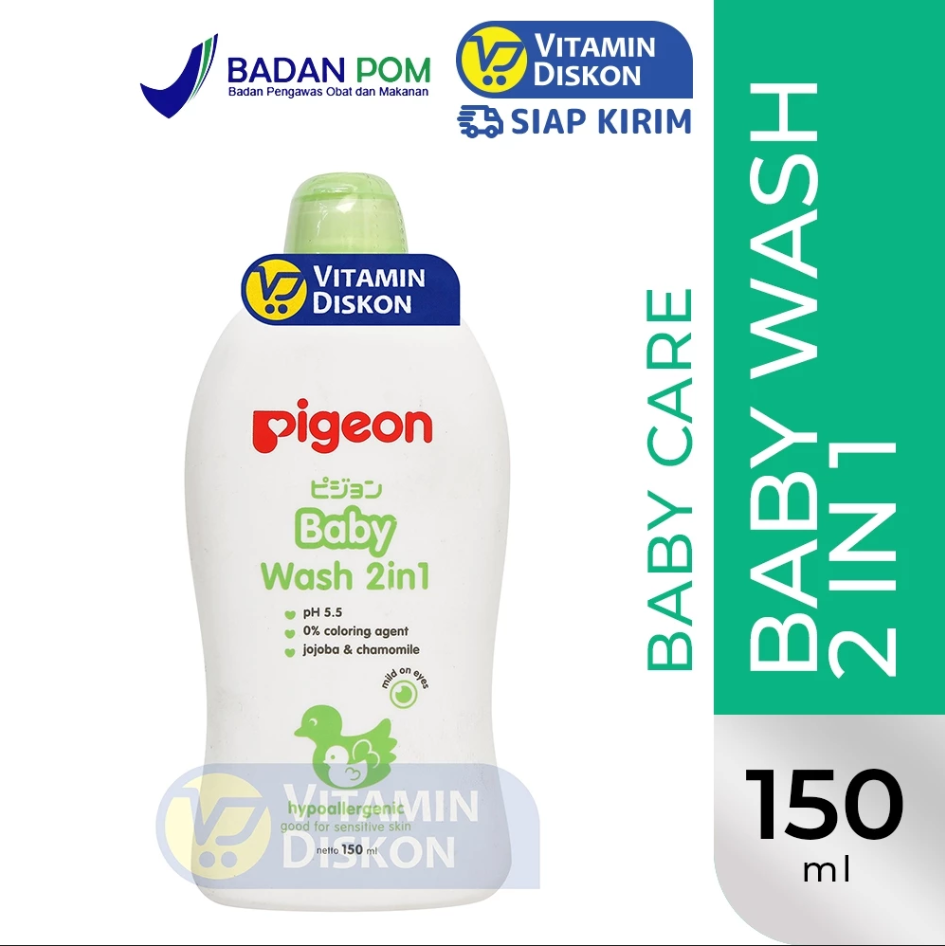 PIGEON BABY WASH 2 IN 1 WITH CHAMOMILE - 150ML