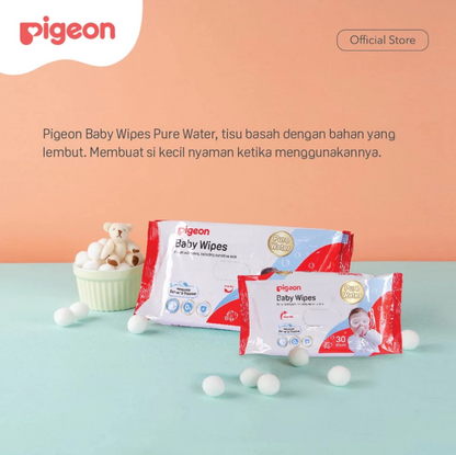 PIGEON BABY WIPES PURE WATER - 80 SHEETS