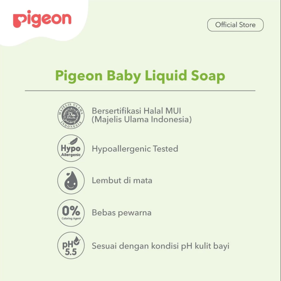 PIGEON BABY LIQUID SOAP CHAMOMILE - 400ML