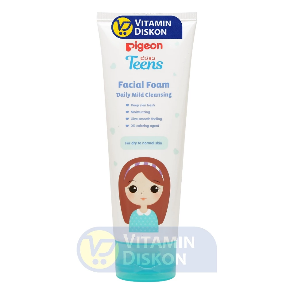 PIGEON TEENS FACIAL FOAM DAILY MILD CLEANSING (FOR DRY TO NOMAL SKIN) - 100ML