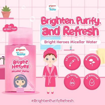 PIGEON TEENS BRIGHT HEROES MICELLAR WATER 100 ML