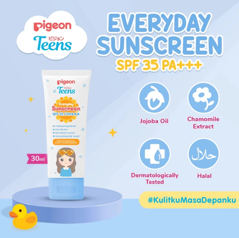 PIGEON TEENS EVERYDAY SUNSCREEN SPF 35/PA+++ - 30ML