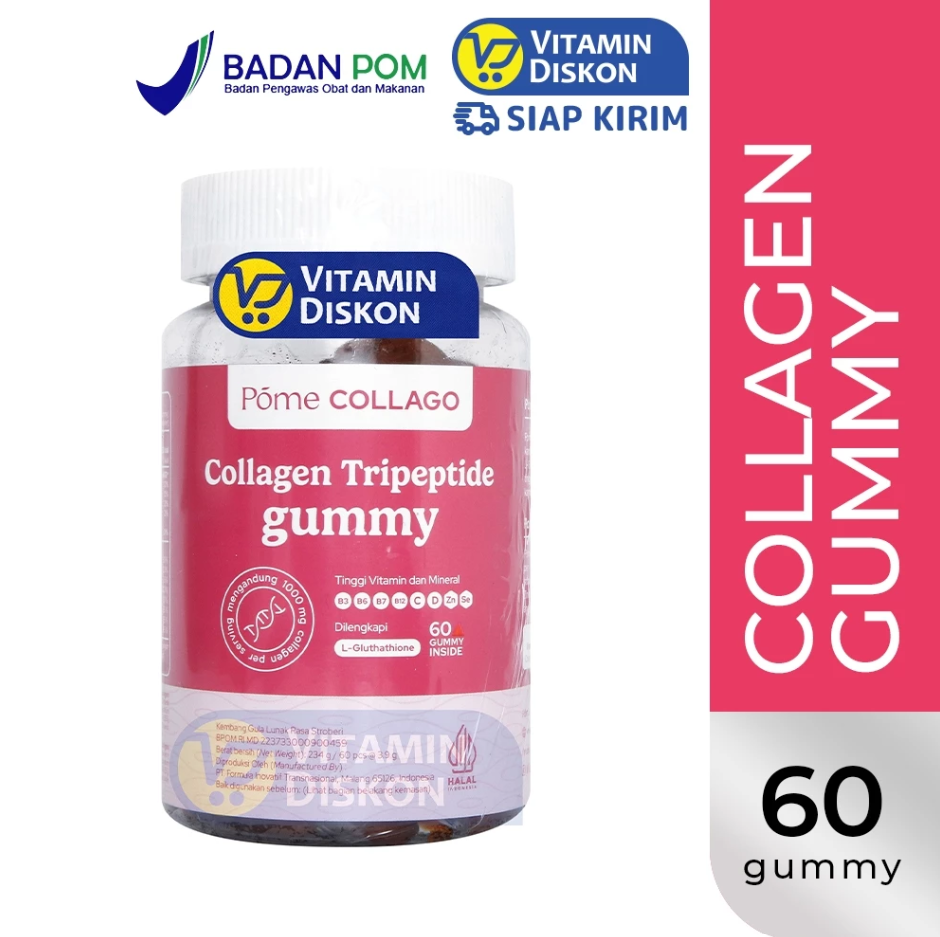 POME COLLAGO COLLAGEN TRIPETIDE GUMMY - 60 GUMMY