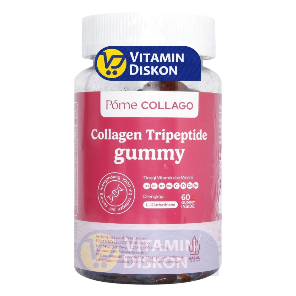 POME COLLAGO COLLAGEN TRIPETIDE GUMMY - 60 GUMMY