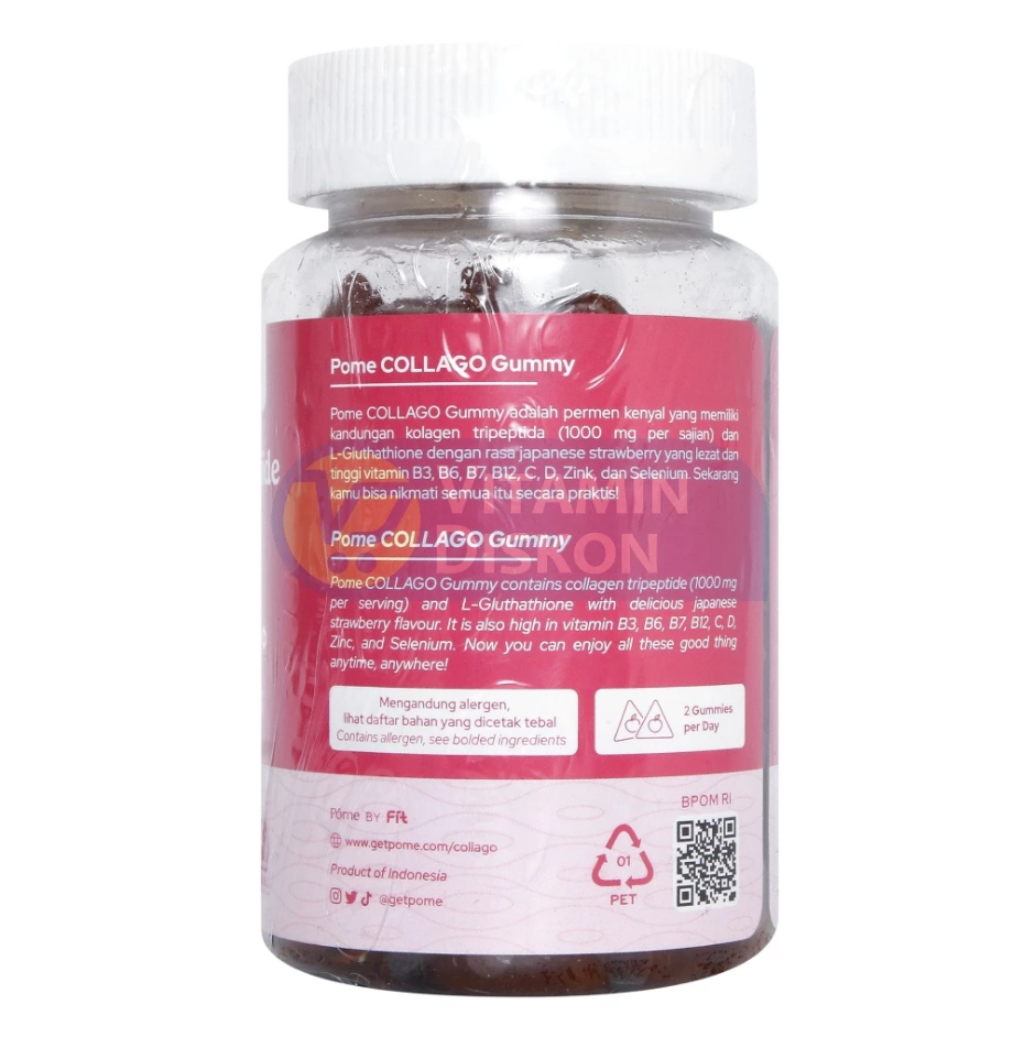 POME COLLAGO COLLAGEN TRIPETIDE GUMMY - 60 GUMMY