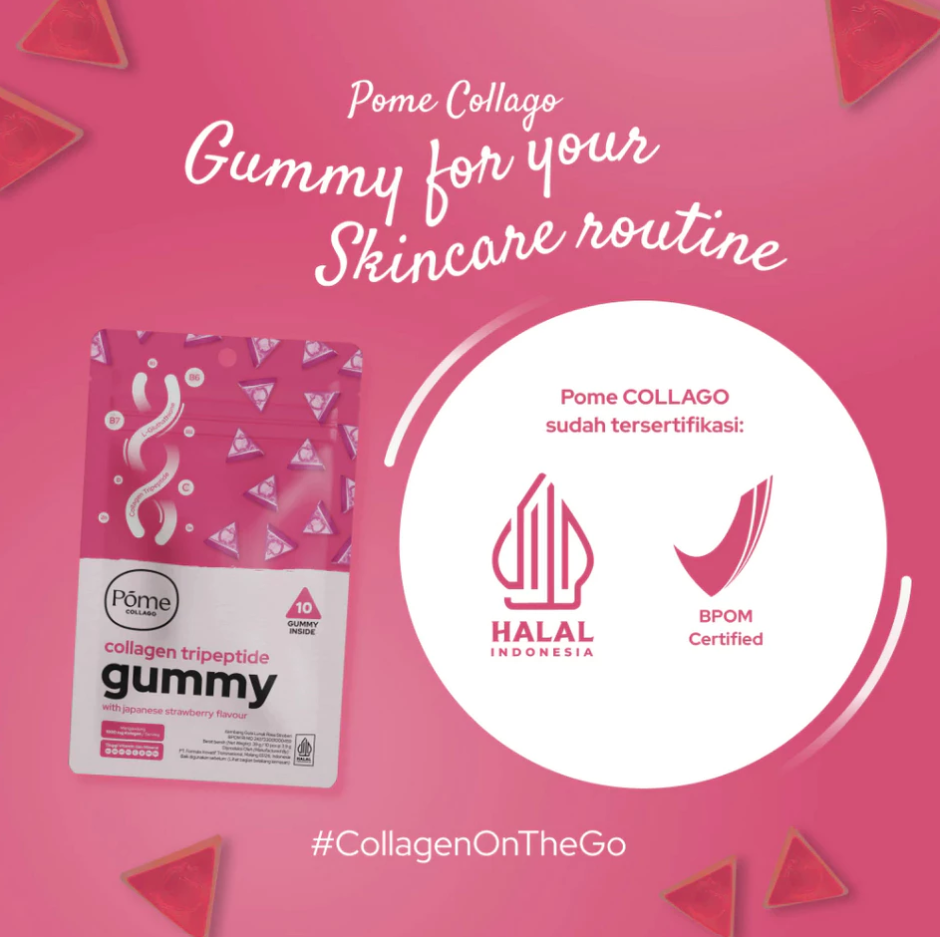 POME COLLAGO COLLAGEN TRIPETIDE GUMMY - 60 GUMMY