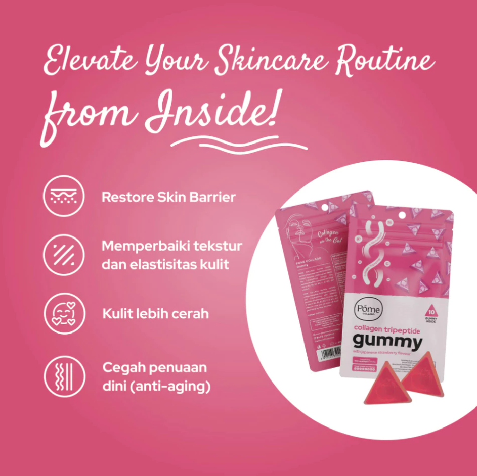POME COLLAGO COLLAGEN TRIPETIDE GUMMY - 60 GUMMY