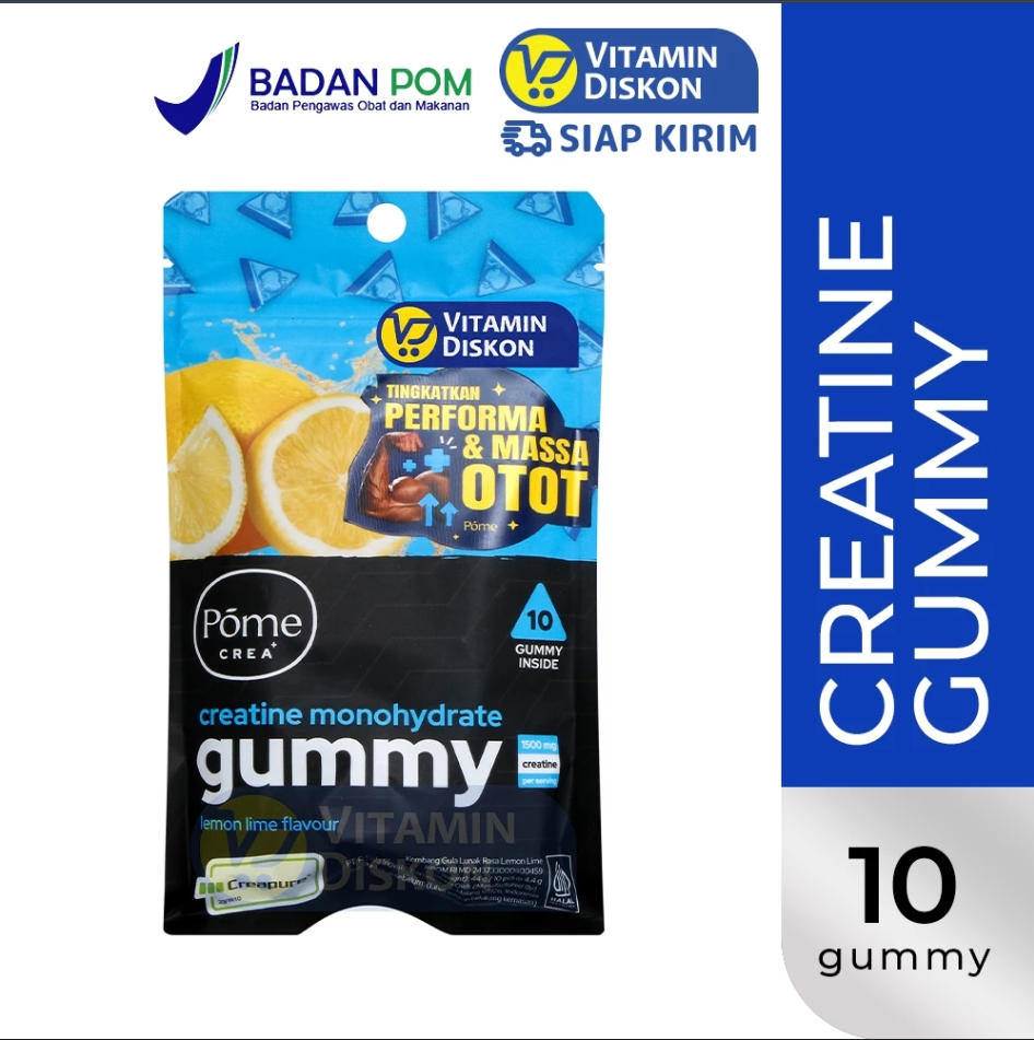 POME CREA+ CREATIN MONOHYDRATE GUMMY - 10 GUMMY