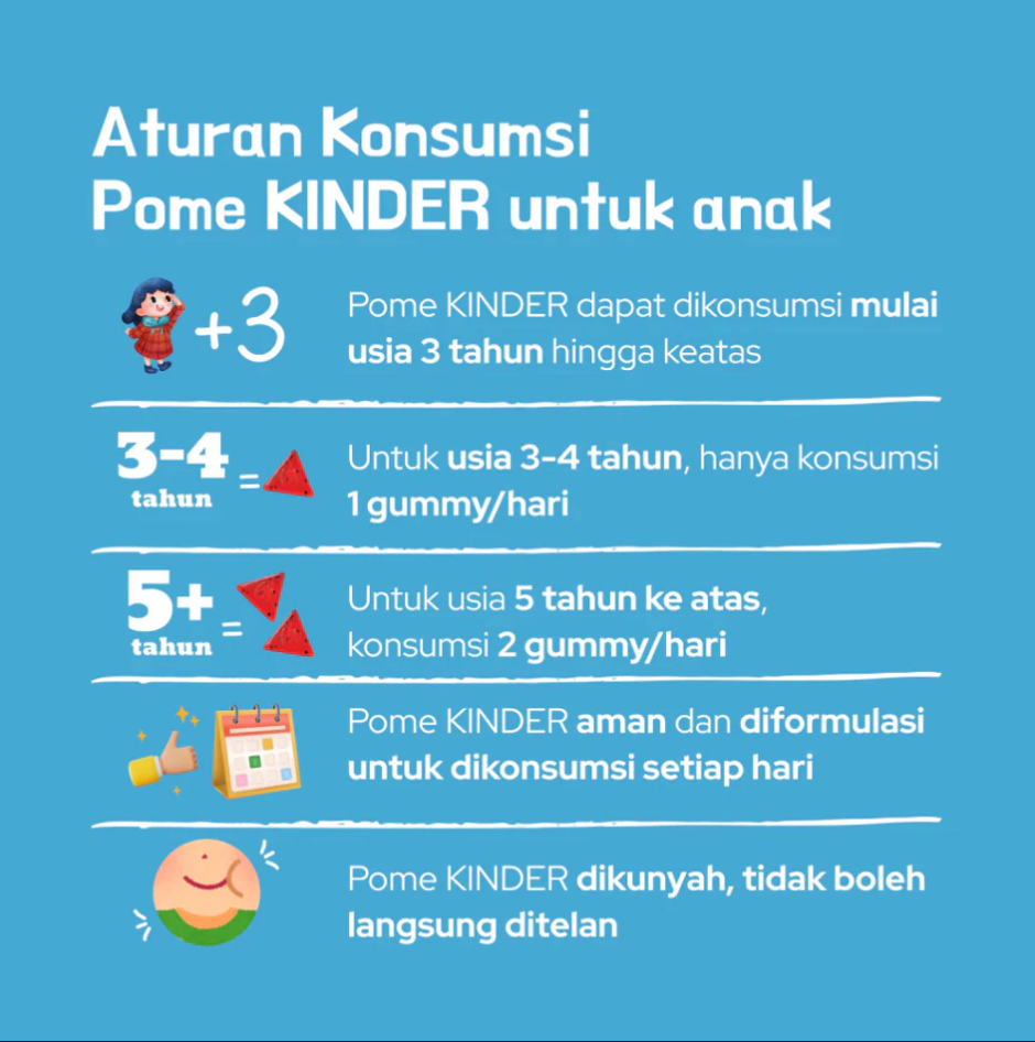 POME KINDER CURCUMA GUMMY -10 GUMMY