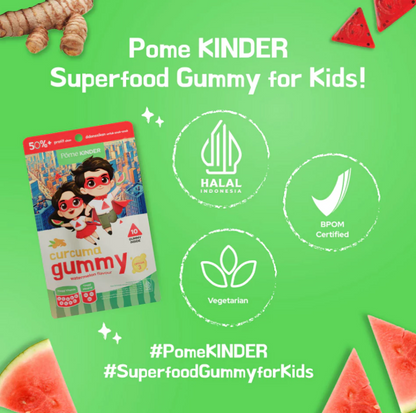 POME KINDER CURCUMA GUMMY -10 GUMMY