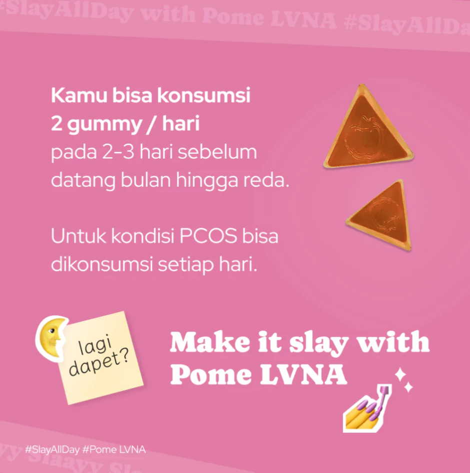 POME LVNA FEMININE CARE GUMMY - 60 GUMMY