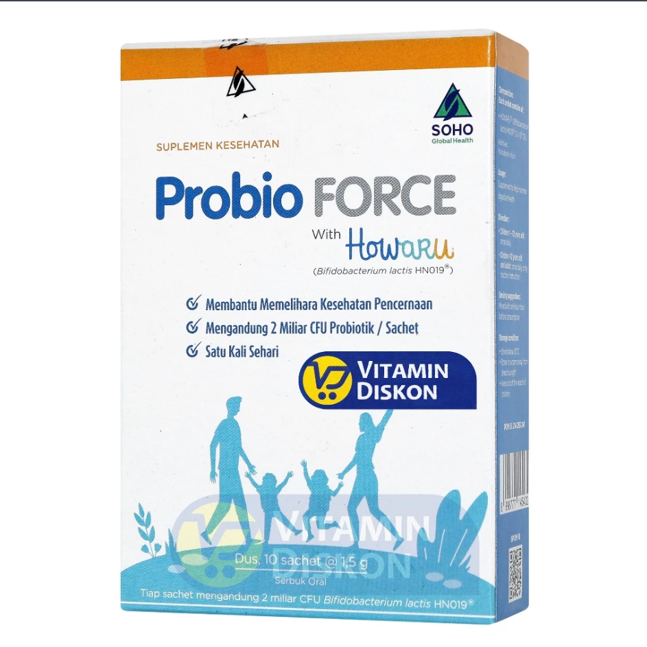 PROBIO FORCE WITH HOWARU 1 BOX @ 10 SACHET