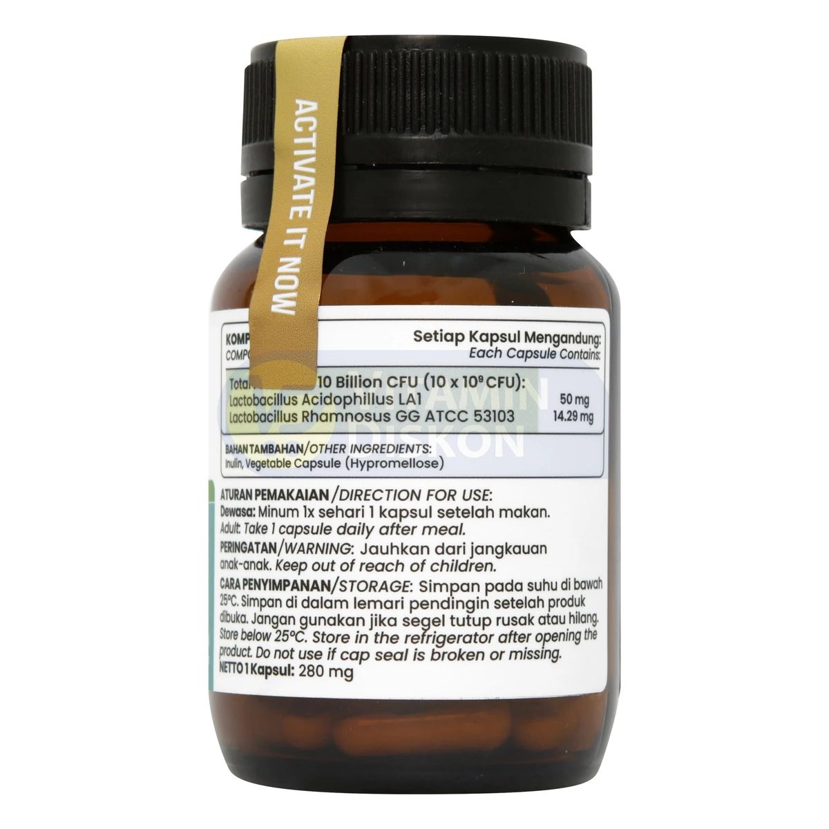 PURITYFIC LACTO-PROBIOTICS 10 BILLION 30 KAPSUL | SUPLEMEN PENCERNAAN, PROBIOTIK, MELANCARKAN PENCERNAAN, PERUT KEMBUNG, KESEHATAN USUS
