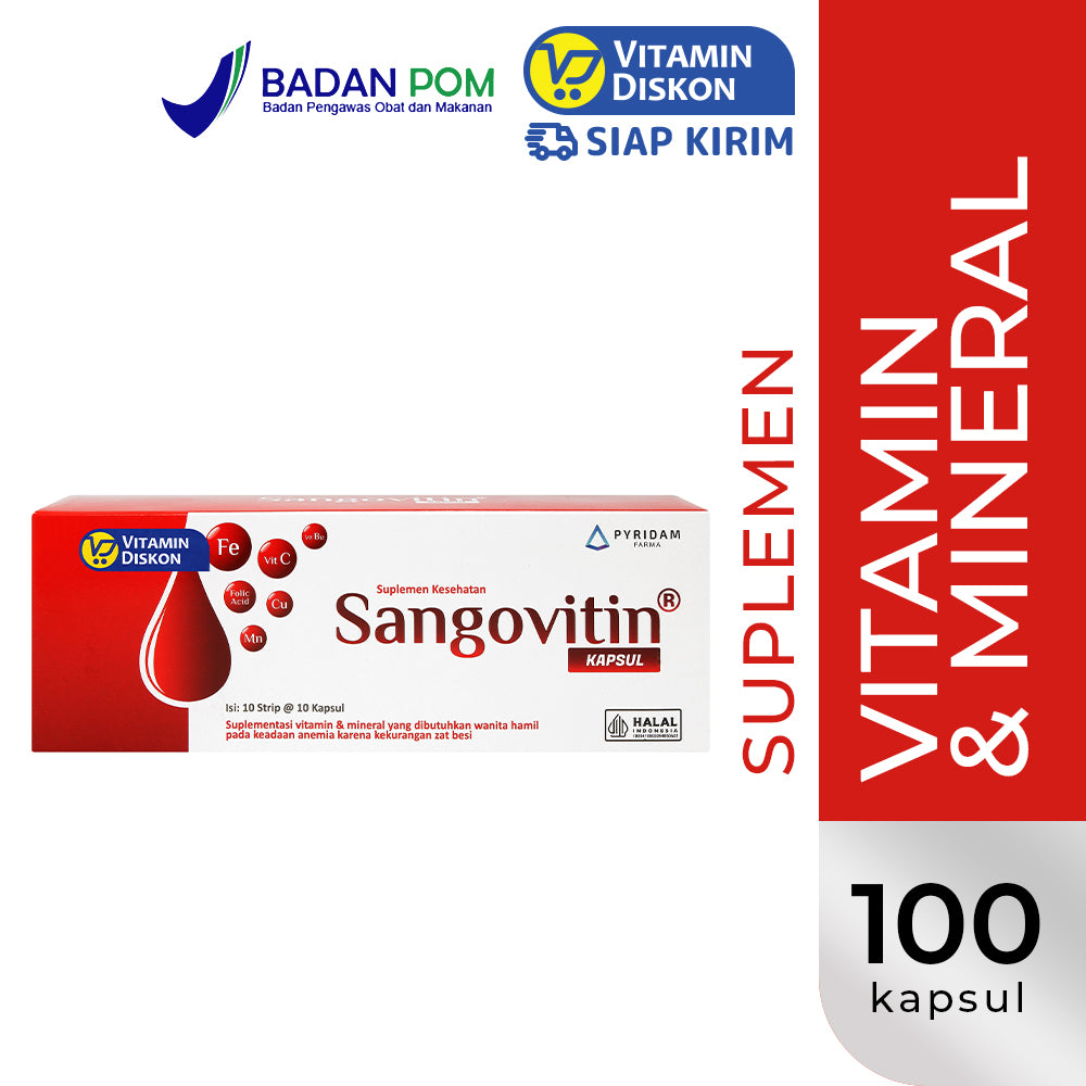 PYRIDAM FARMA SANGOVITIN 100 KAPSUL