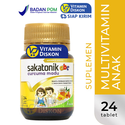 SAKATONIK ABC CURCUMA MADU 24 TABLET