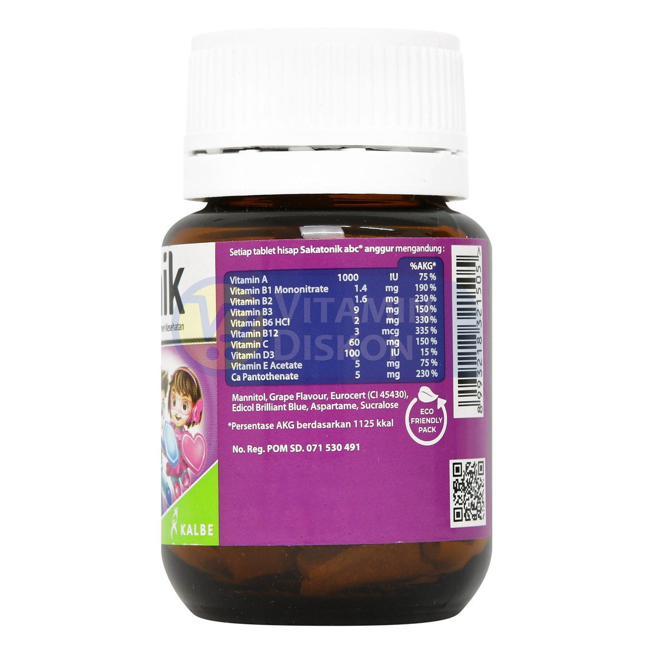 SAKATONIK ABC TABS RASA ANGGUR 24 TABLET