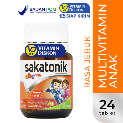 SAKATONIK ABC TABS RASA JERUK 24 TABLET
