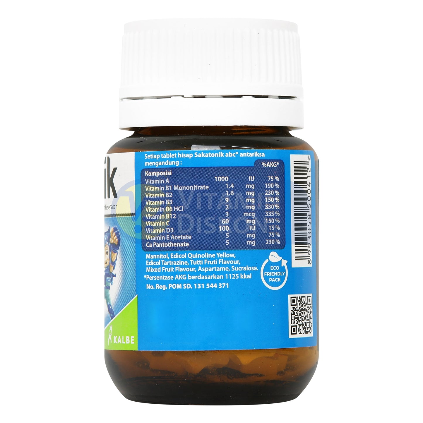 SAKATONIK ABC TABS RASA TUTTI FRUTTI 24 TABLET
