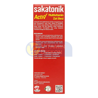 SAKATONIK ACTIV SIRUP 100ML