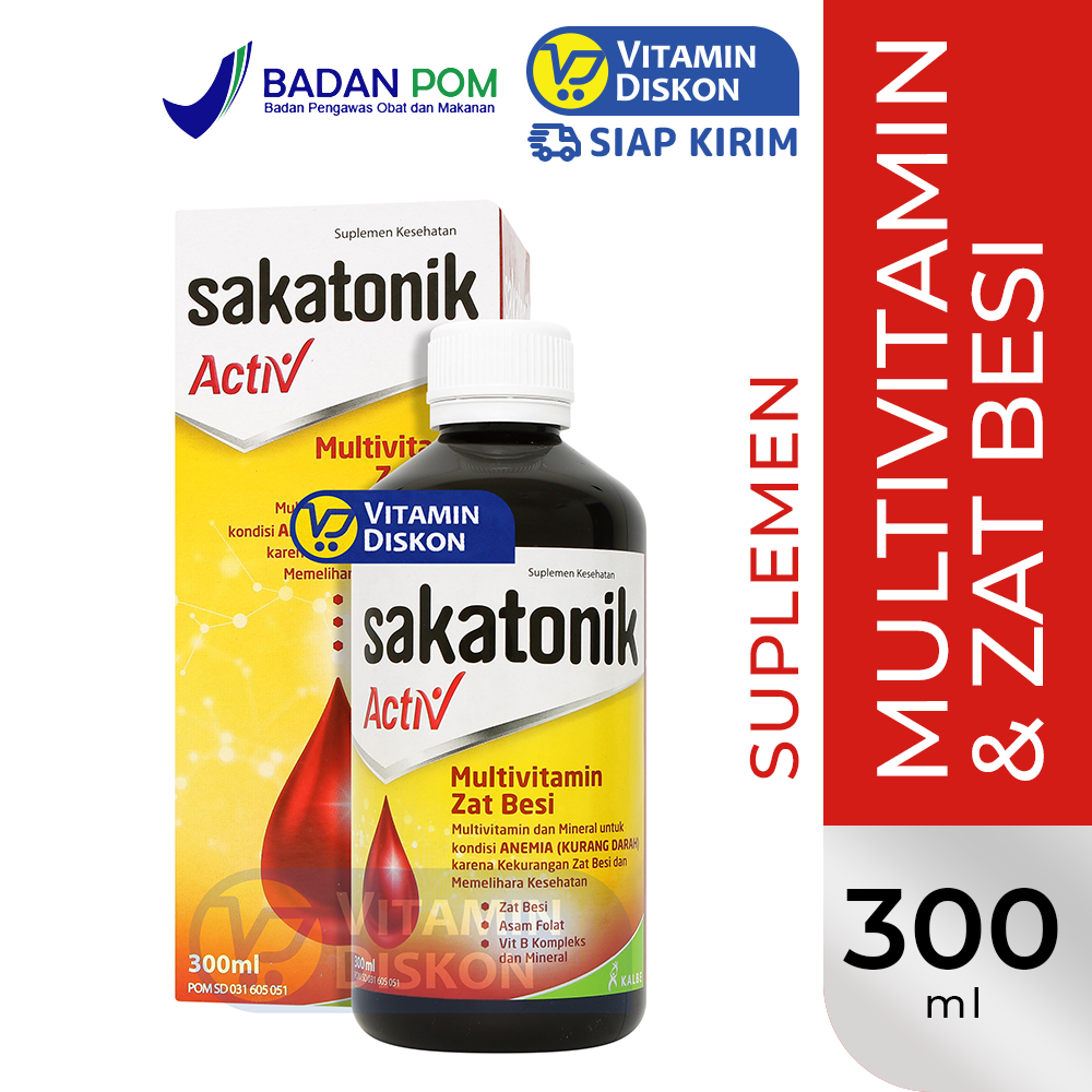 SAKATONIK ACTIV SIRUP 300ML